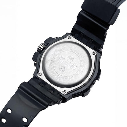 Multi Function Analog Digital Sports Wrist Watch with Flexible Strap For Men