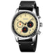 Analog Watch for Men with Black Belge Leather Strap and Round Dial for Casual & Formal Wear