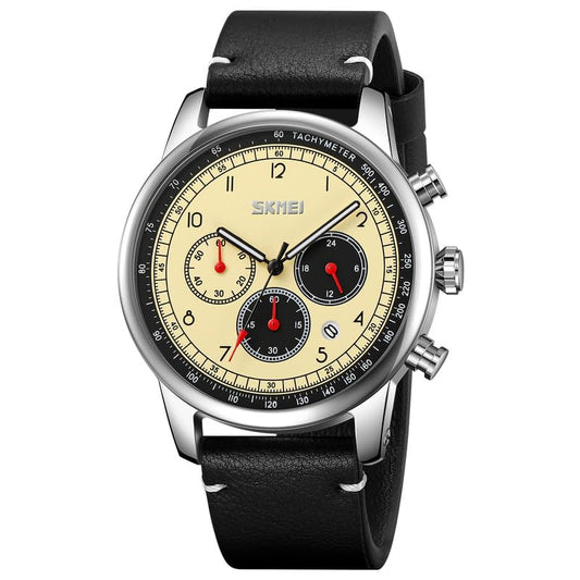 Classic Analog Leather Strap Watch for men