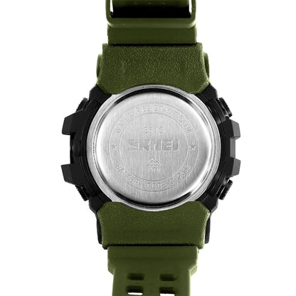 Skmei Digital Black Dial ABS-TPU Case TPU Strap Watch for Men - 2313