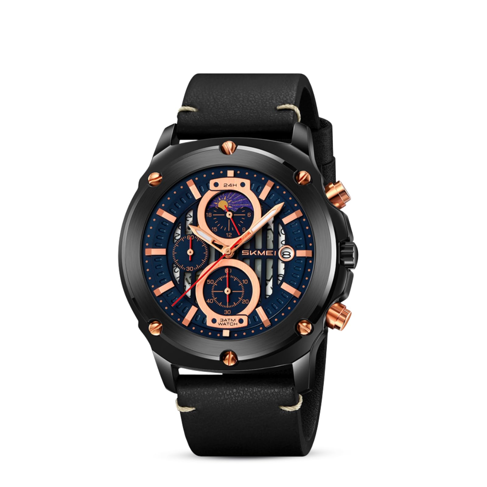 Wrist Watch for Men & Women with Classic Durable Strap and Round Dial for Casual & Formal Wear