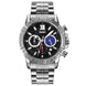 Analog Watch for Men with Silver Stainless Steel Strap and Round Dial for Casual & Formal Wear