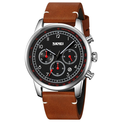 Classic Analog Leather Strap Watch for men