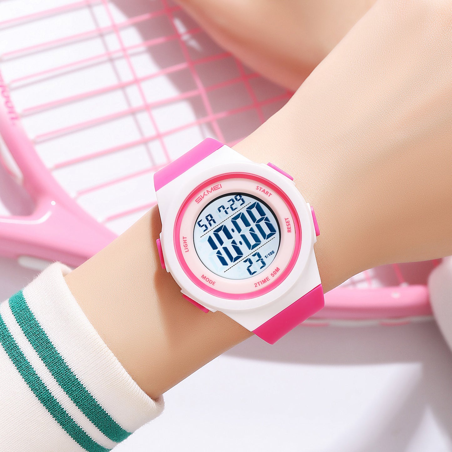 Skmei Digital Dial TPU Strap Watch for Kids - 2286