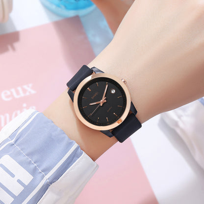 Skmei Quartz Analog Dial Silica Gel Strap Watch for Women - 2319