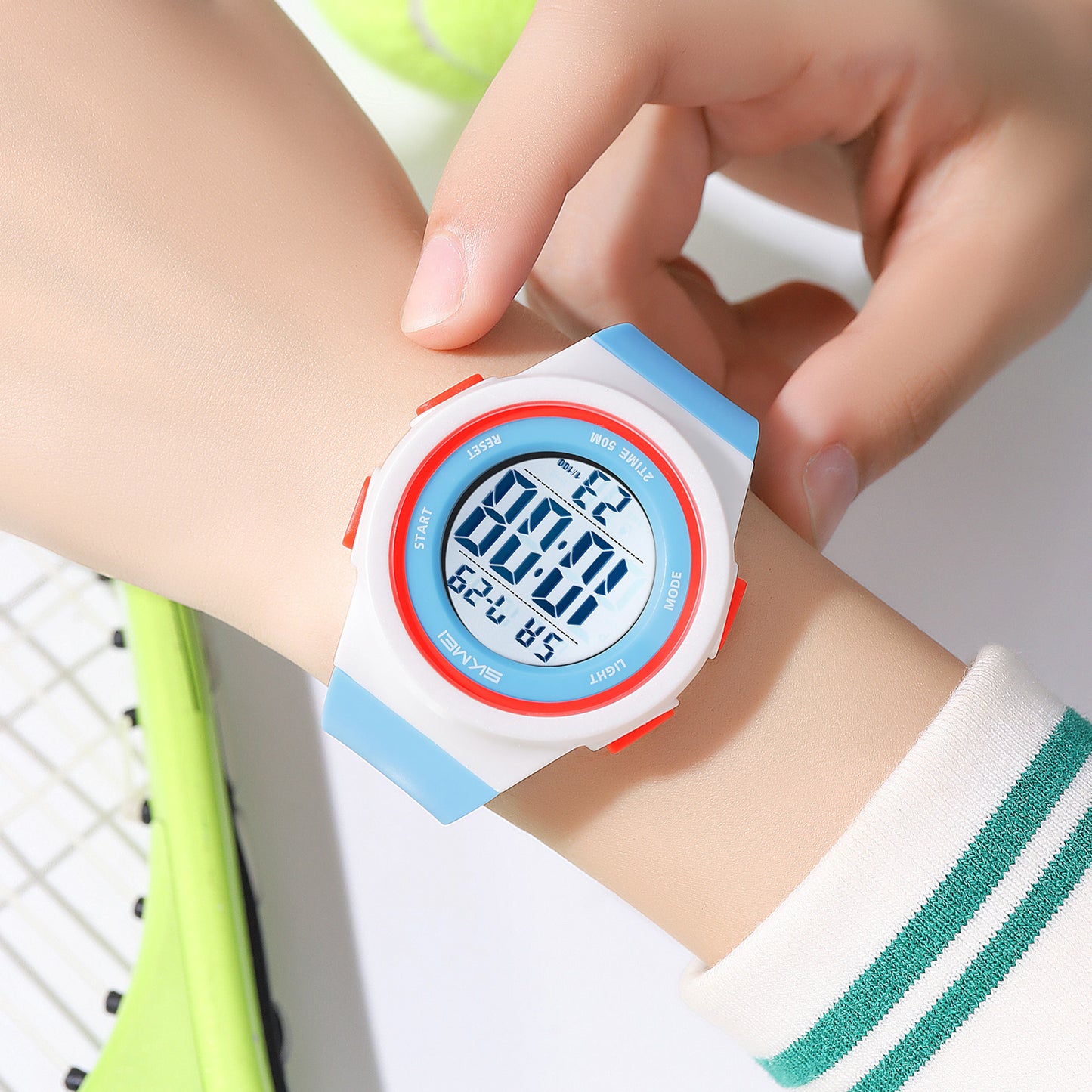 Skmei Digital Dial TPU Strap Watch for Kids - 2286