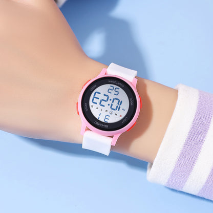 Skmei Digital Dial Silica Gel Strap Watch for Kids - 2427