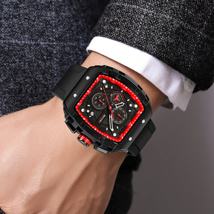 Skmei Quartz Analog Dial Silica Gel Strap Watch for Men - 9341