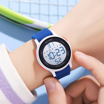 Skmei Digital Dial Silica Gel Strap Watch for Kids - 2427