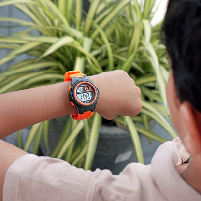 Skmei Digital Dial ABS Black Case Rubber Strap Watch for Kids - 2280