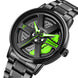 Rolling Watch for Men with Black Metal Strap and Round Dial for Casual & Formal Wear
