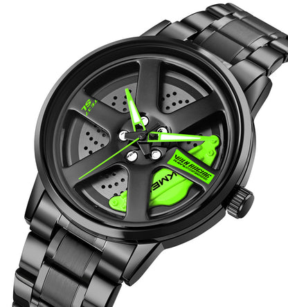 Men's Spinning Car Wheels Rolling Creative Fashion Watch