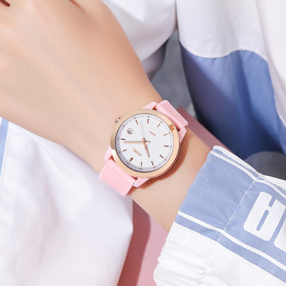 Skmei Quartz Analog Dial Silica Gel Strap Watch for Women - 2319
