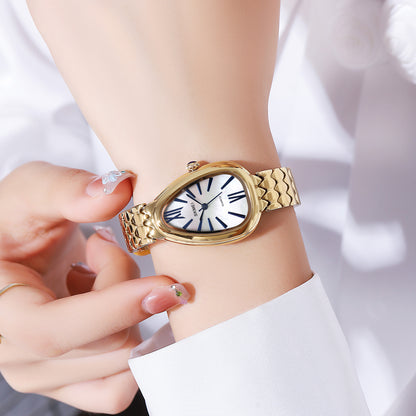 Skmei Quartz Analog Dial Stainless Steel Strap Watch for Women - 2332