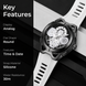 Wrist Watch for Men & Women with Classic Durable Strap and Round Dial for Casual & Formal Wear