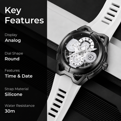 Stylish Analog Wrist Watch with Designer Dial for men