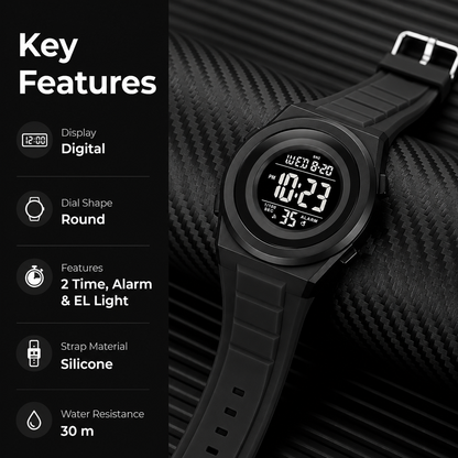 Premium Digital Sports Wrist Watch for Men