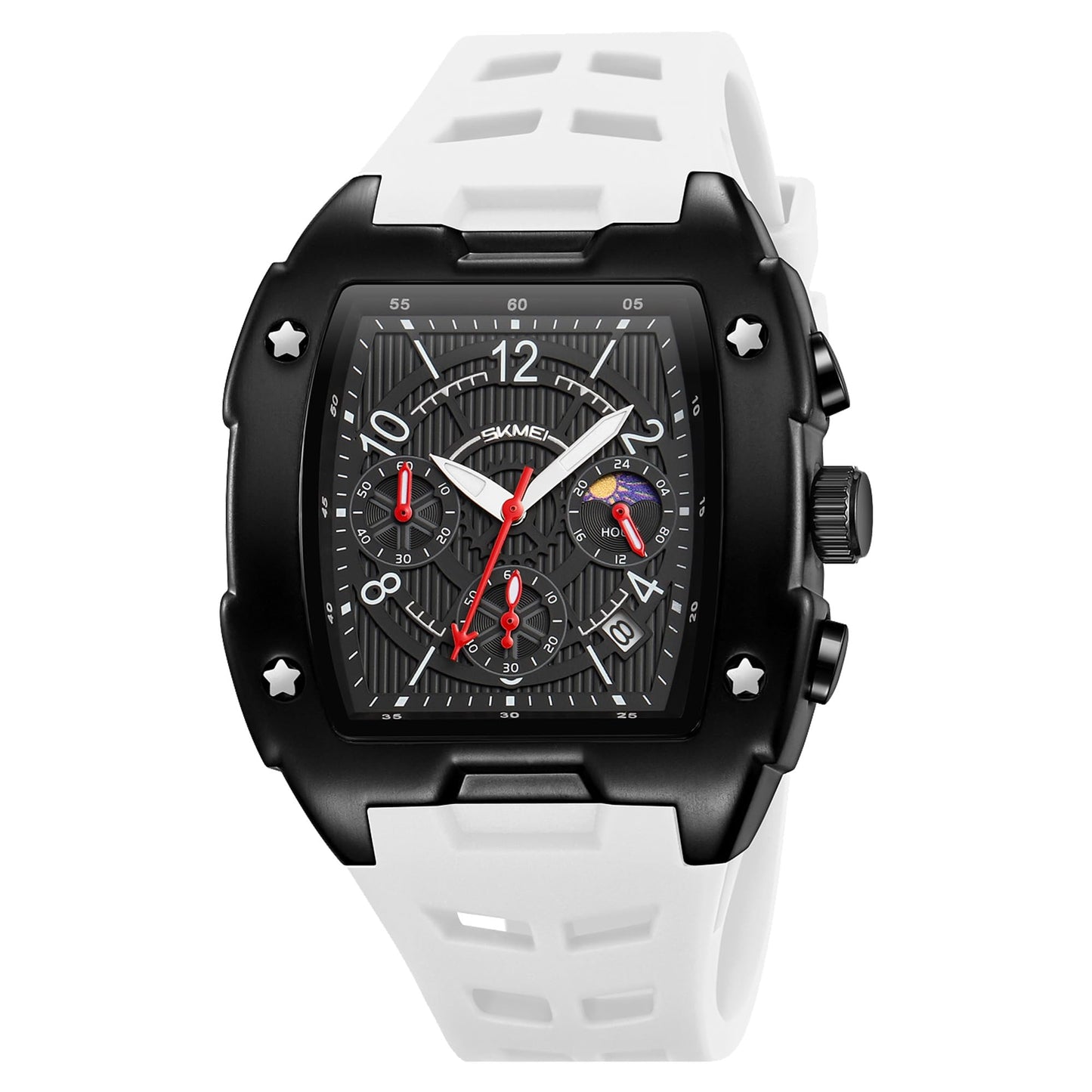 Square Dial Analog Wrist Watch for men
