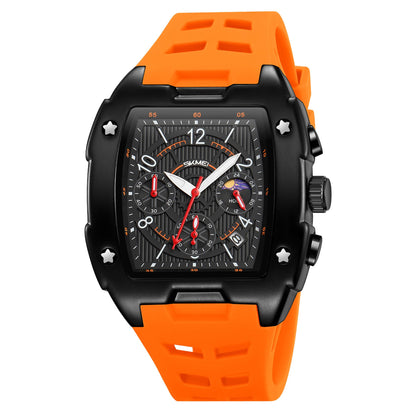 Square Dial Analog Wrist Watch for men