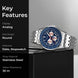Wrist Watch for Men & Women with Classic Durable Strap and Round Dial for Casual & Formal Wear