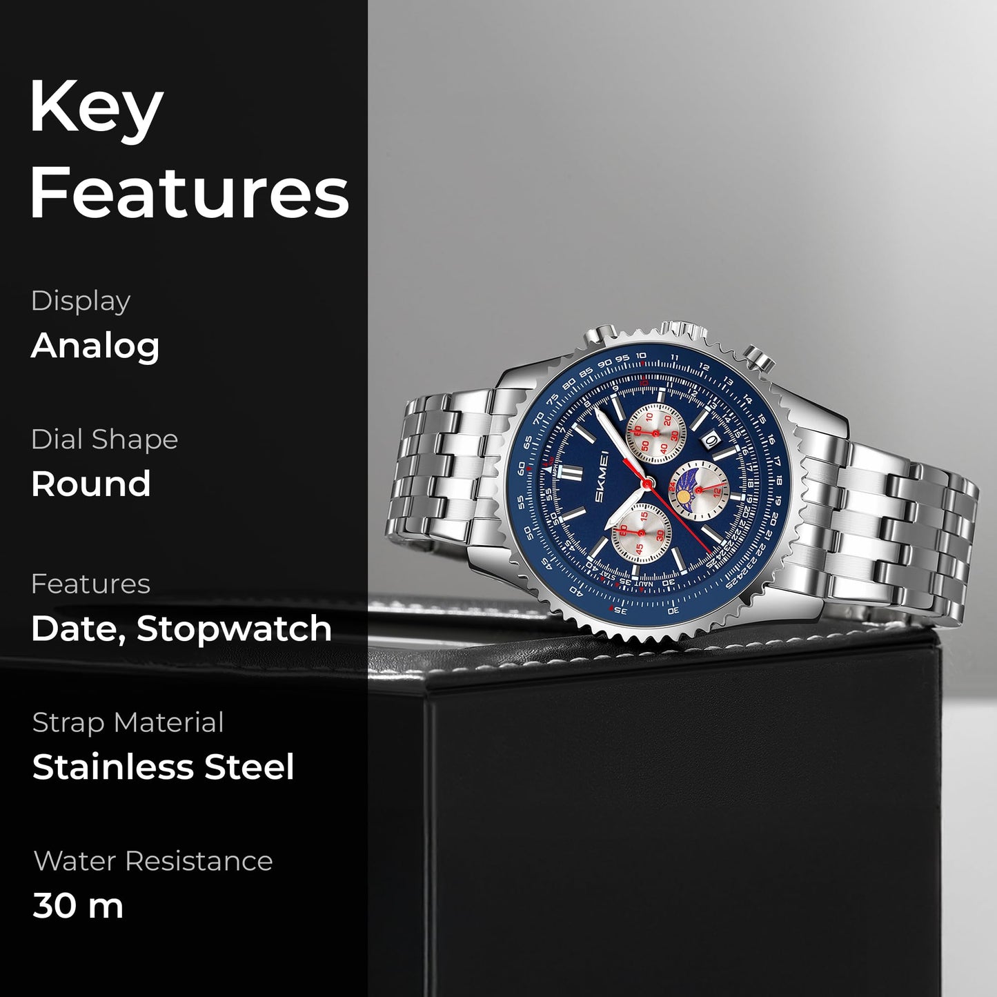 Premium Chronograph Analog Wrist Watch for men
