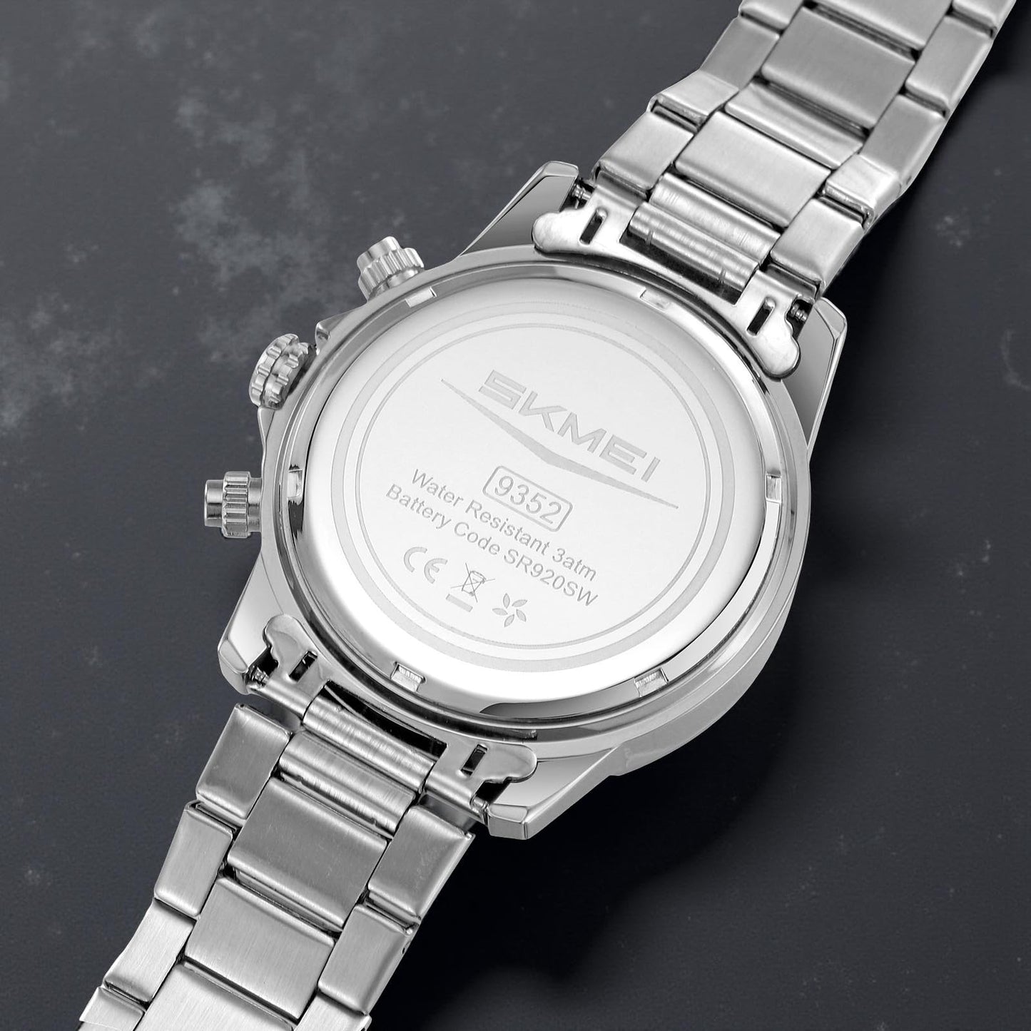 Luxury Multifunction Analog Wrist Watch with Metal Bracelet for men