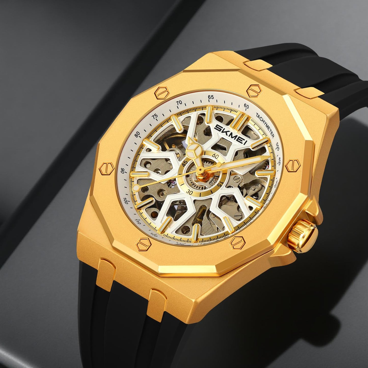 Luxury Skeleton Automatic Wrist Watch for men