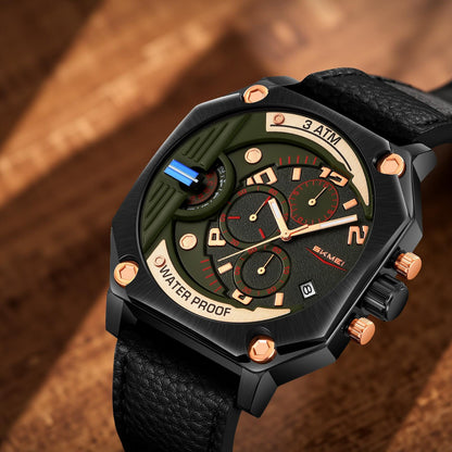 Multi Dial Analog Wrist Watch for men