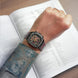 Analog Watch for Men with Black Leather Strap and Round Dial for Casual & Formal Wear