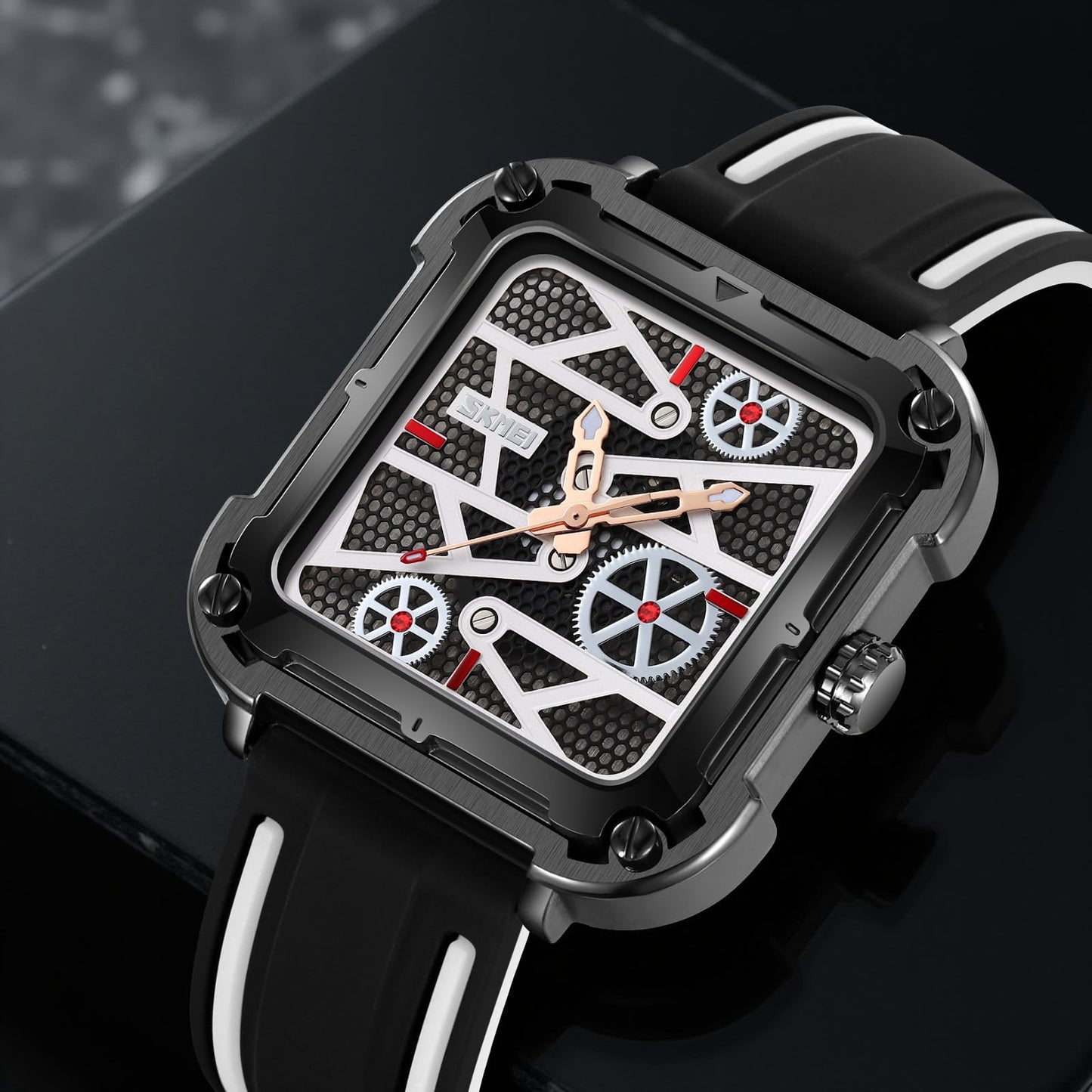 Designer Skeleton Analog Wrist Watch for men