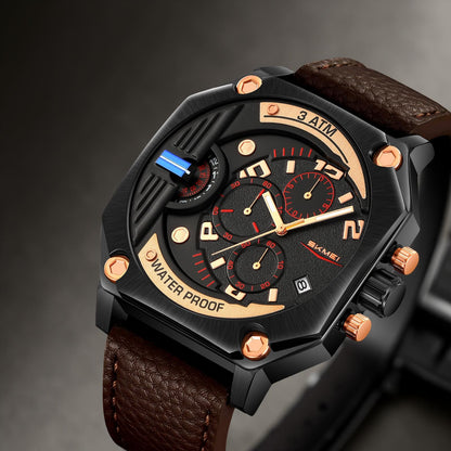 Multi Dial Analog Wrist Watch for men