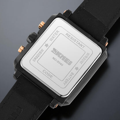 Square Dial Analog Wrist Watch for men
