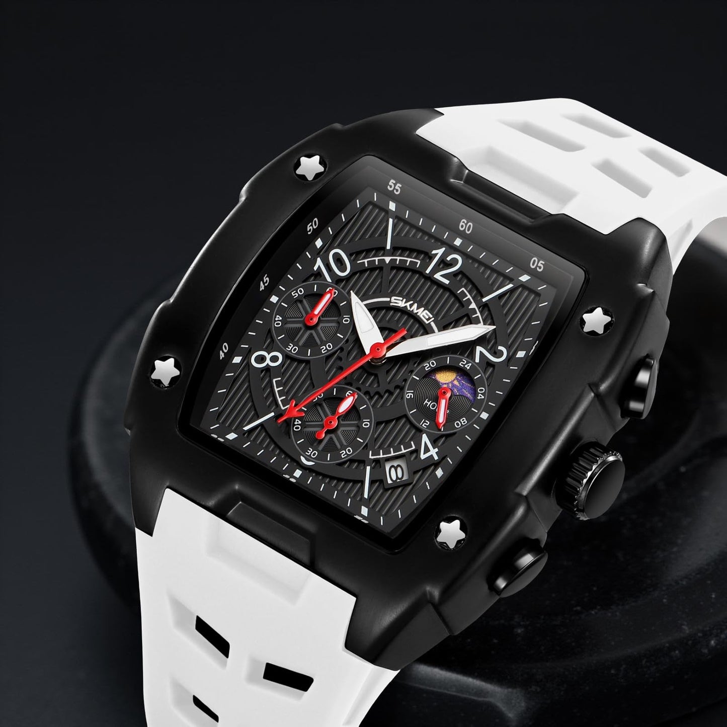 Square Dial Analog Wrist Watch for men