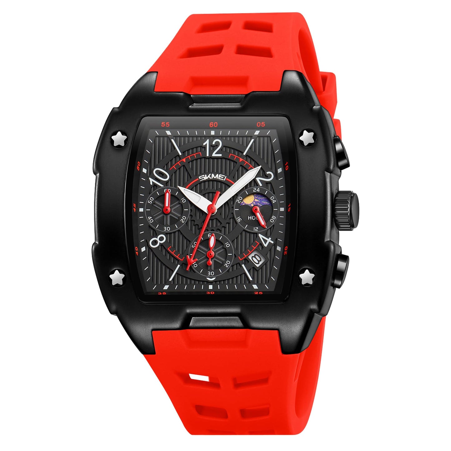 Square Dial Analog Wrist Watch for men