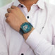 Analog Watch for Men with Black Leather Strap and Round Dial for Casual & Formal Wear