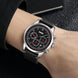 Analog Watch for Men with Black Black Leather Strap and Round Dial for Casual & Formal Wear