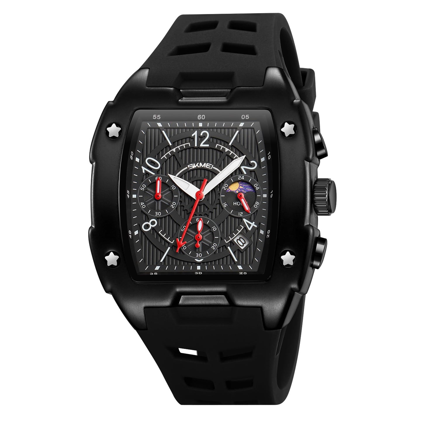 Square Dial Analog Wrist Watch for men