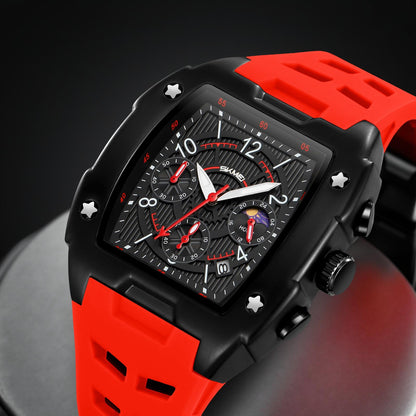 Square Dial Analog Wrist Watch for men