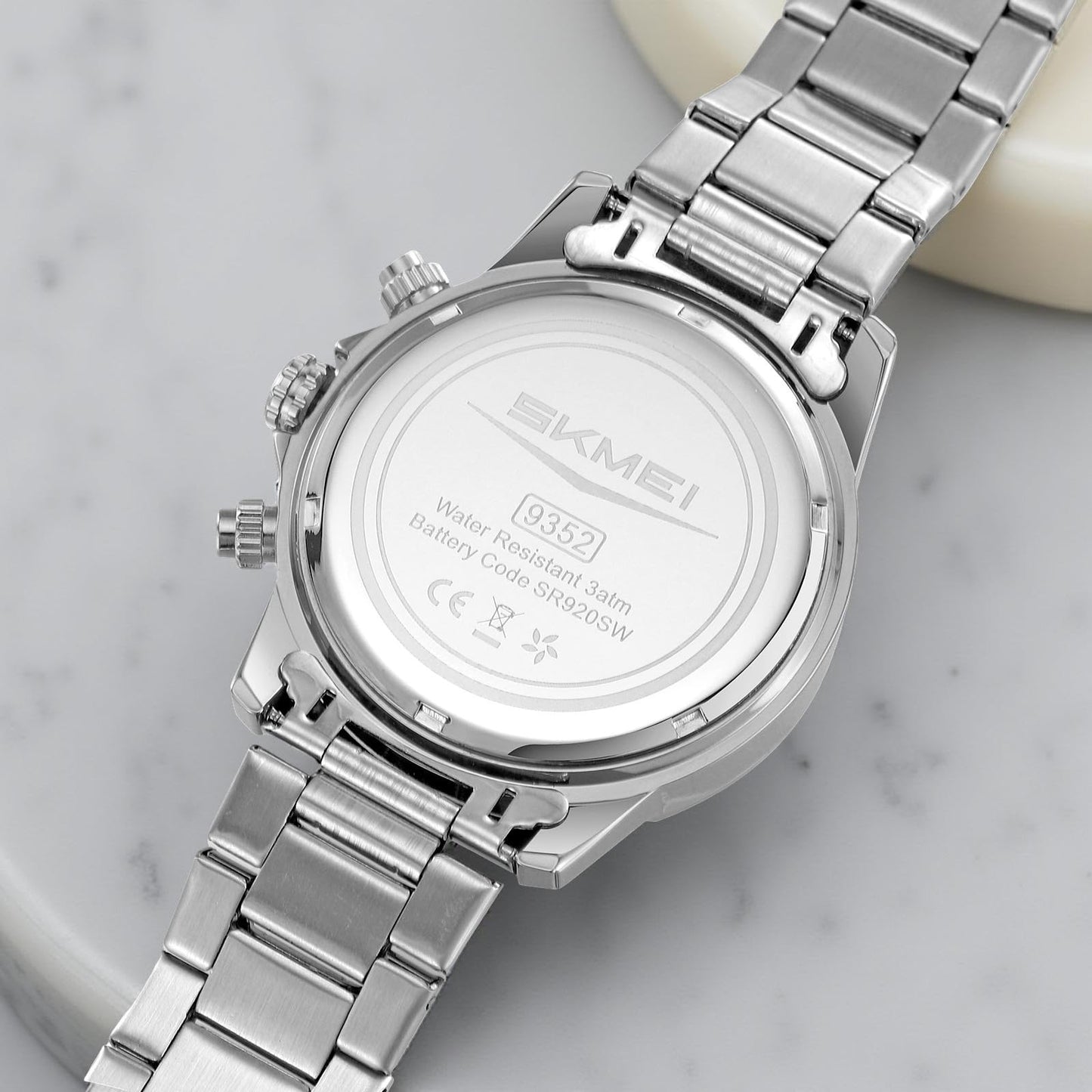 Luxury Multifunction Analog Wrist Watch with Metal Bracelet for men