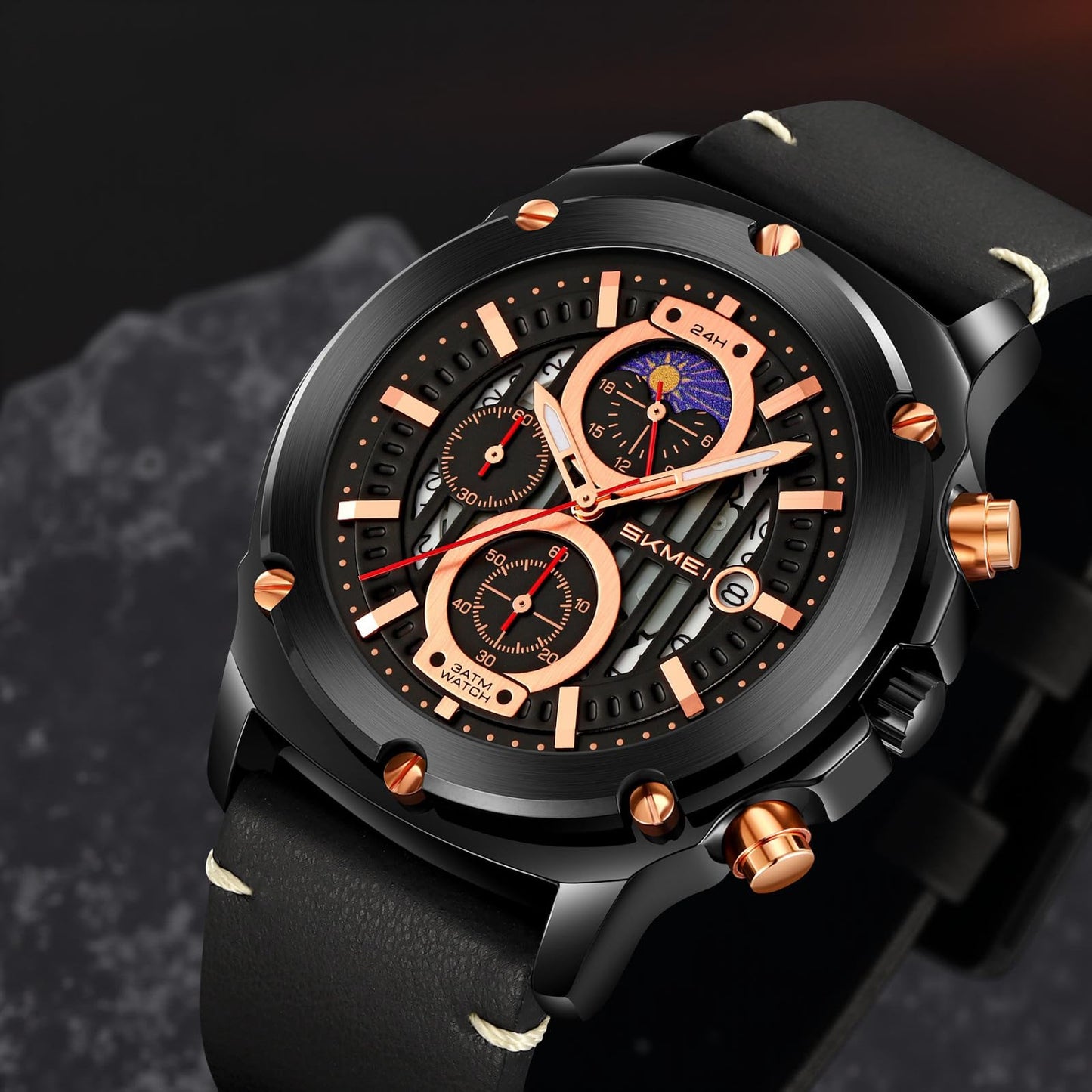 Luxury Multifunction Analog Wrist Watch for men