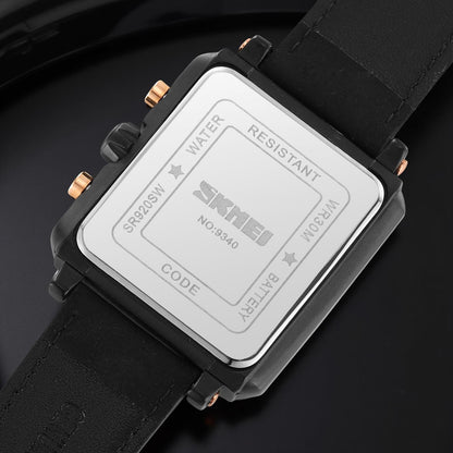 Square Dial Analog Wrist Watch for men