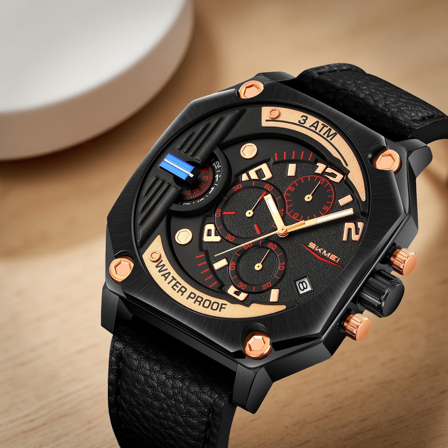 Multi Dial Analog Wrist Watch for men