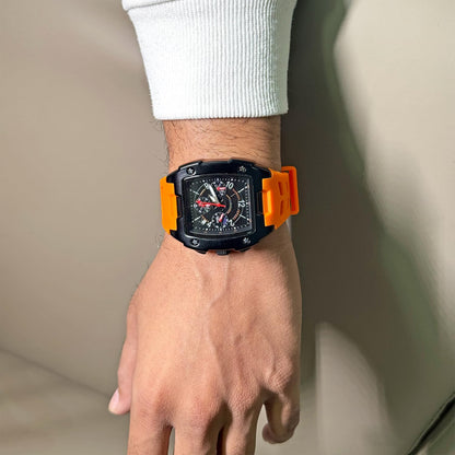 Square Dial Analog Wrist Watch for men