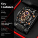Wrist Watch for Men & Women with Classic Durable Strap and Round Dial for Casual & Formal Wear