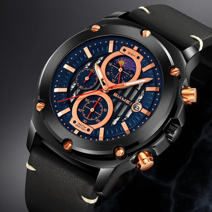Luxury Multifunction Analog Wrist Watch for men
