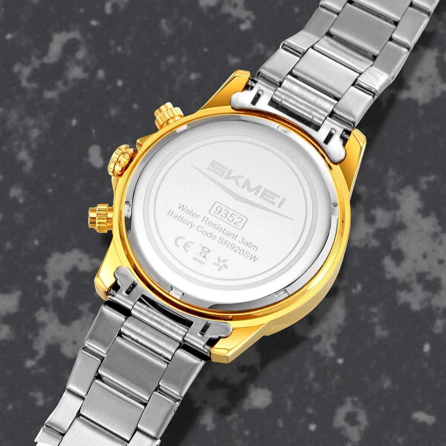 Luxury Multifunction Analog Wrist Watch with Metal Bracelet for men