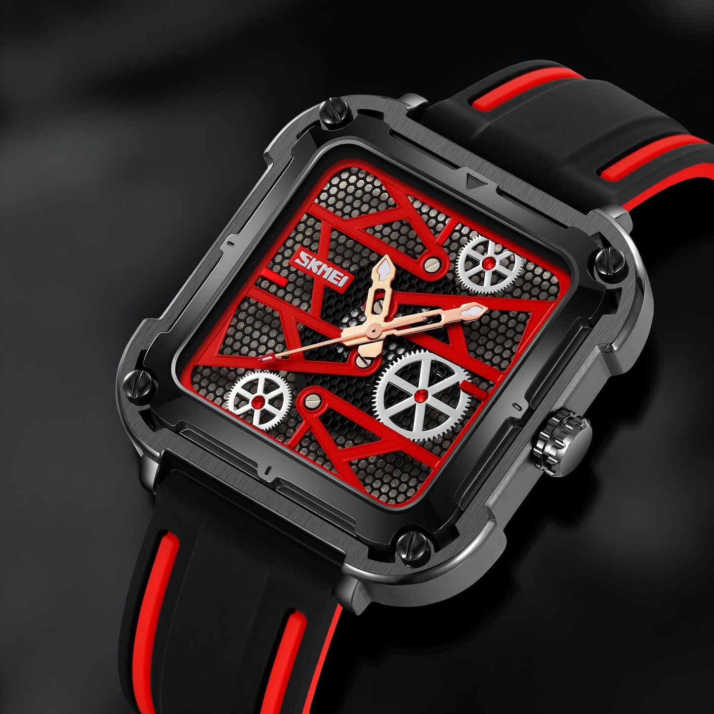 Designer Skeleton Analog Wrist Watch for men