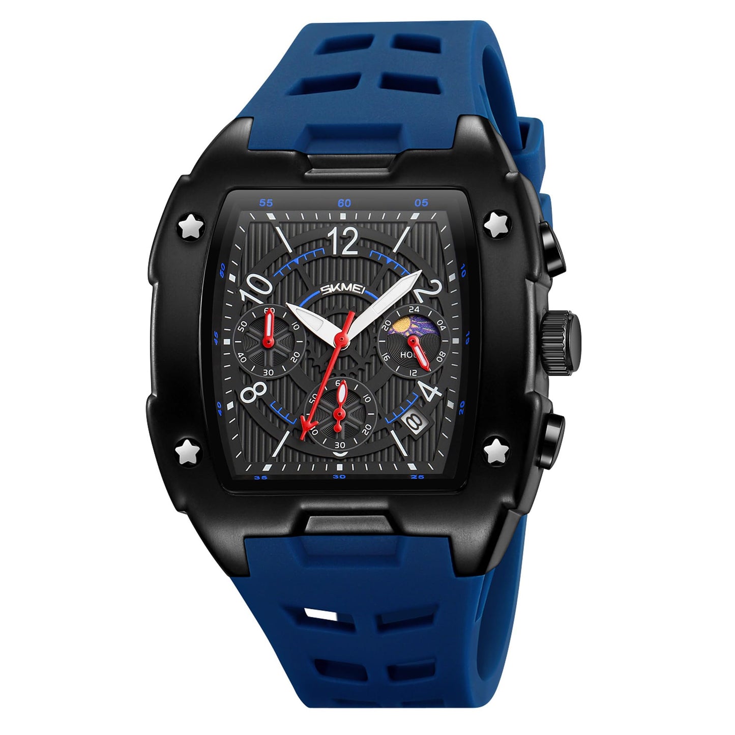 Square Dial Analog Wrist Watch for men