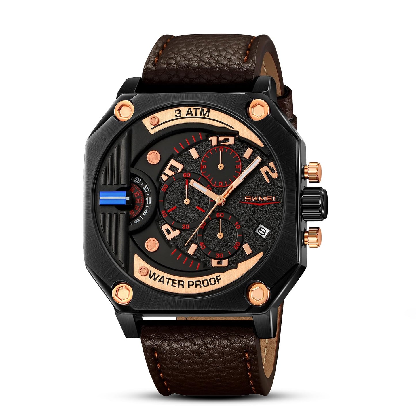 Multi Dial Analog Wrist Watch for men