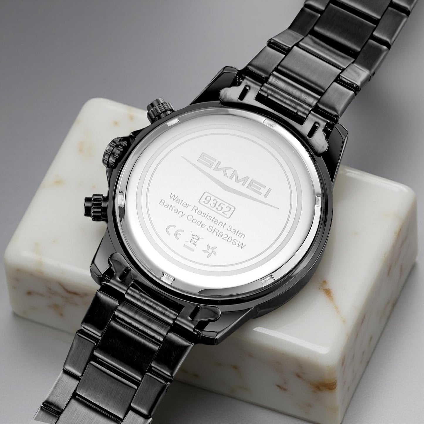 Luxury Multifunction Analog Wrist Watch with Metal Bracelet for men